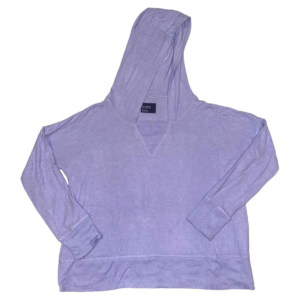 Nordstrom Free Press Soft Purple Pullover Hoodie